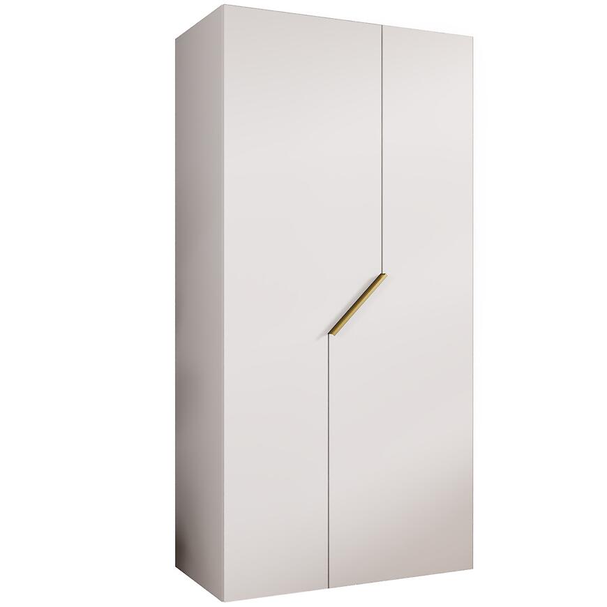 Szafa Andrew 1-100 biały/złoty