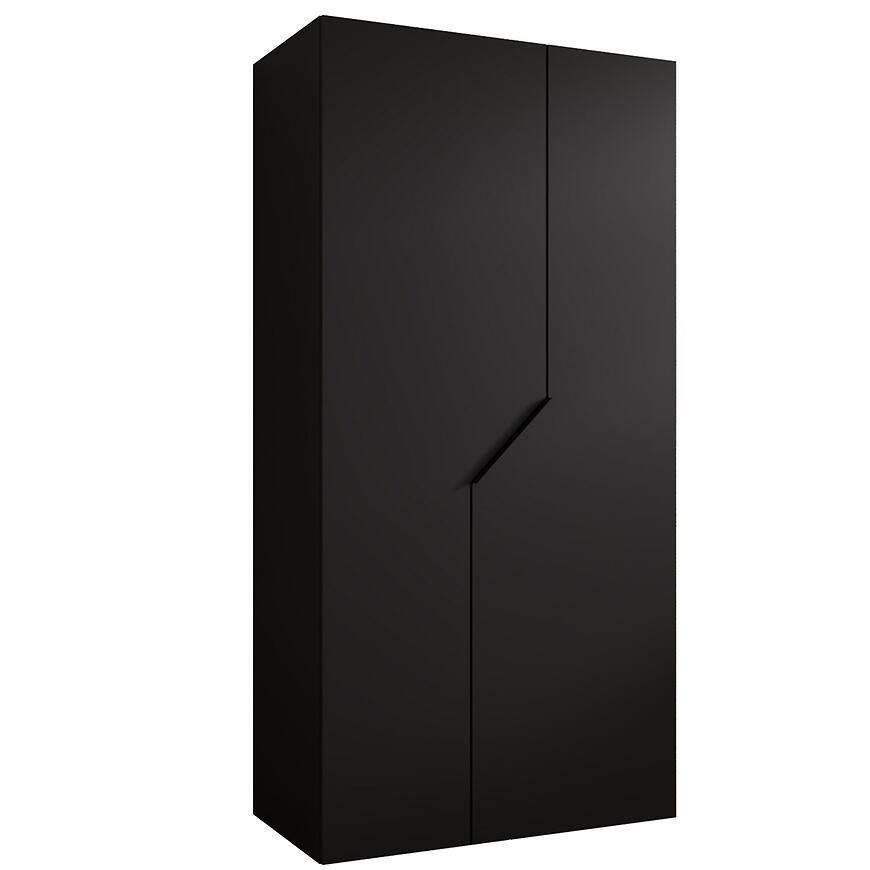 Szafa Andrew 1-100 czarny/czarny