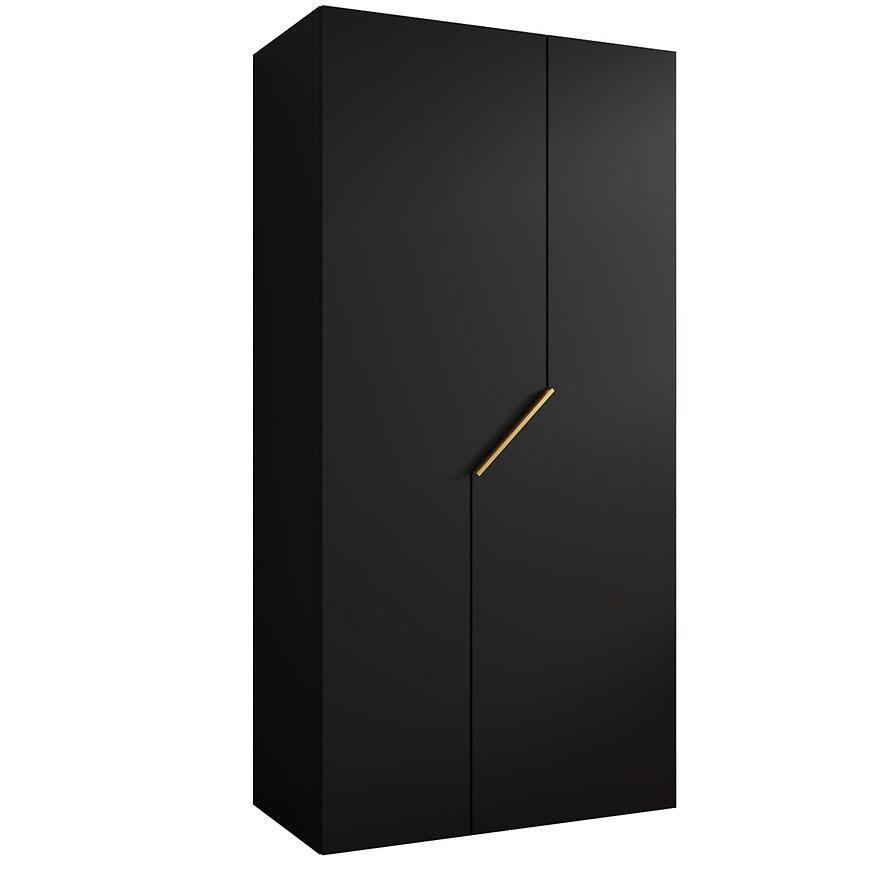 Szafa Andrew 1-100 czarny/złoty