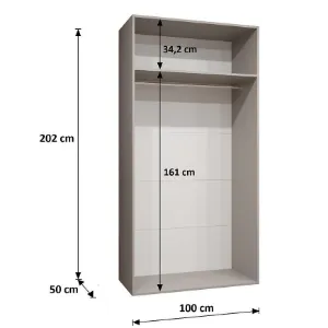 Obrazek Szafa Andrew 1-100 kaszmir/kaszmir