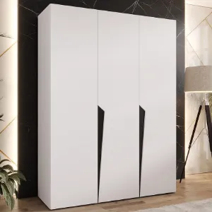 Obrazek Szafa Piano 1-150 biały/czarny