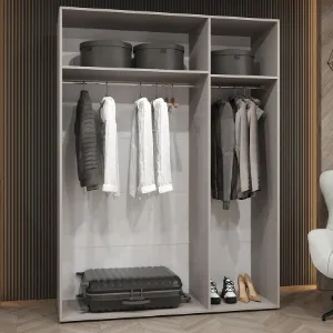 Obrazek Szafa Piano 1-150 biały/złoty