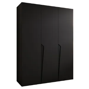 Obrazek Szafa Piano 1-150 czarny/czarny