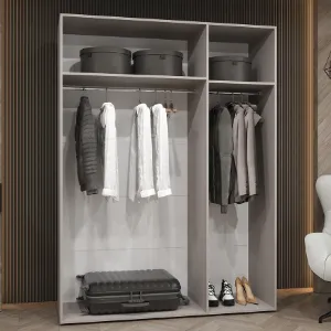 Obrazek Szafa Piano 1-150 czarny/czarny