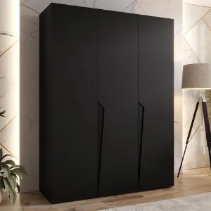 Obrazek Szafa Piano 1-150 czarny/czarny