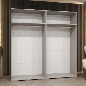 Obrazek Szafa Piano 1-200 biały/czarny