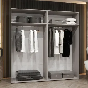 Obrazek Szafa Piano 1-200 biały/czarny