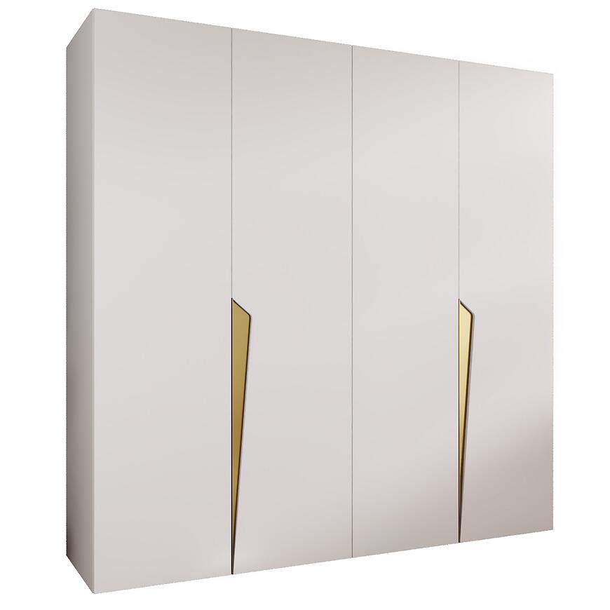 Szafa Piano 1-200 biały/złoty