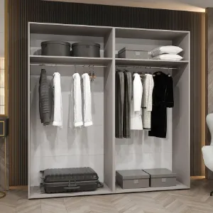 Obrazek Szafa Piano 1-200 czarny/złoty