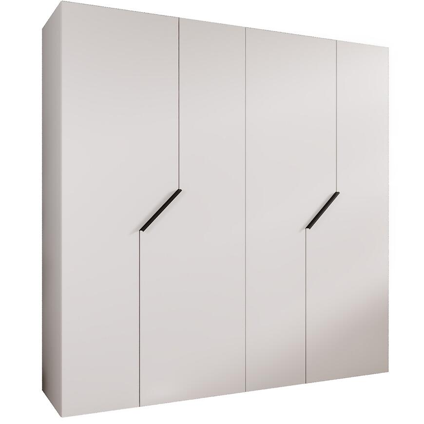 Szafa Andrew 1-200 biały/czarny