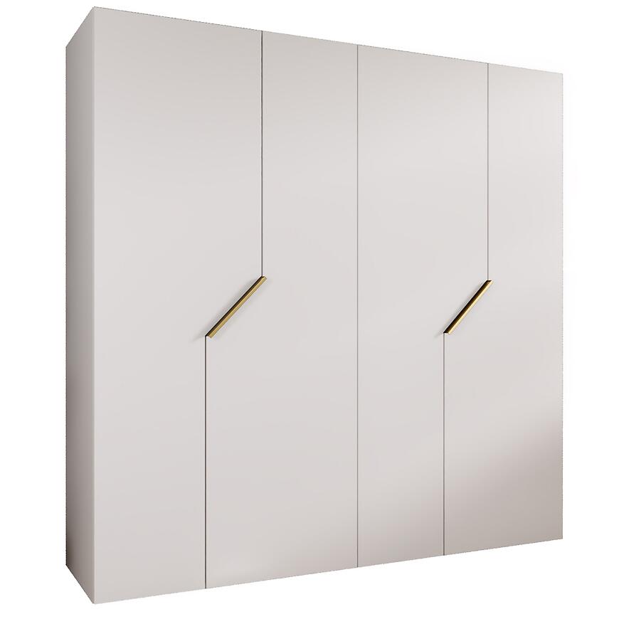 Szafa Andrew 1-200 biały/złoty