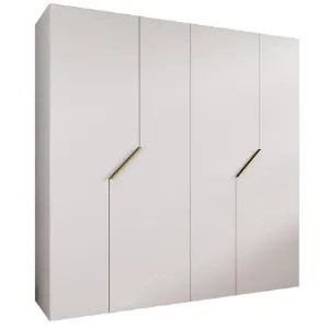 Obrazek Szafa Andrew 1-200 biały/złoty