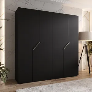 Obrazek Szafa Andrew 1-200 czarny/kaszmir