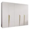 Obrazek Szafa Piano 1-250 biały/złoty