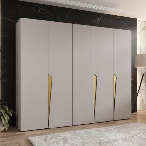 Obrazek Szafa Piano 1-250 kaszmir/złoty