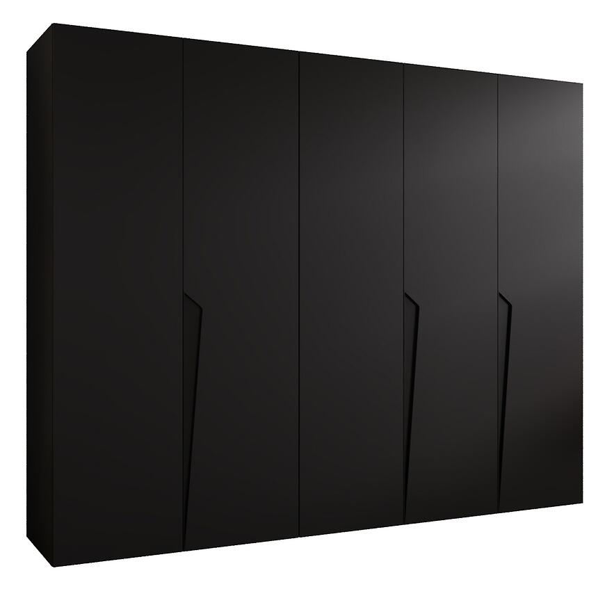 Szafa Piano 1-250 czarny/czarny