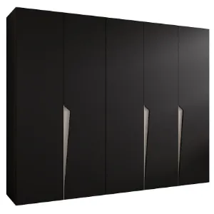 Obrazek Szafa Piano 1-250 czarny/kaszmir