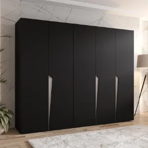 Obrazek Szafa Piano 1-250 czarny/kaszmir