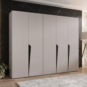 Obrazek Szafa Piano 1-250 kaszmir/czarny