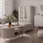 Meble w kolorze kaszmirowym