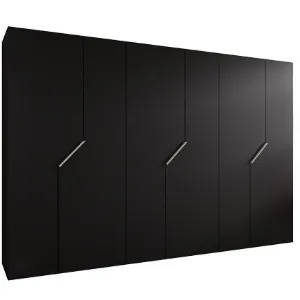 Obrazek Szafa Andrew 1-300 czarny/kaszmir