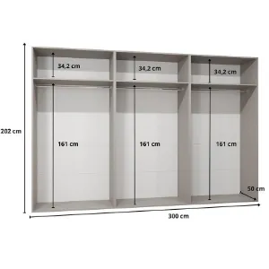 Obrazek Szafa Andrew 1-300 kaszmir/kaszmir