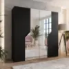 Obrazek Szafa Andrew 2-200 czarny/czarny