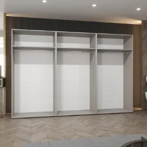 Obrazek Szafa Andrew 2-300 biały/czarny