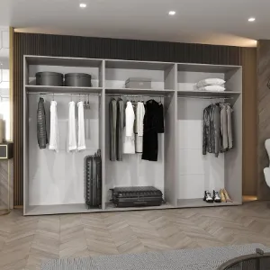 Obrazek Szafa Andrew 2-300 biały/złoty