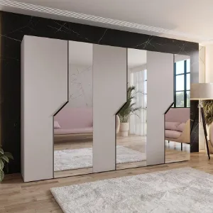 Obrazek Szafa Andrew 2-300 kaszmir/czarny