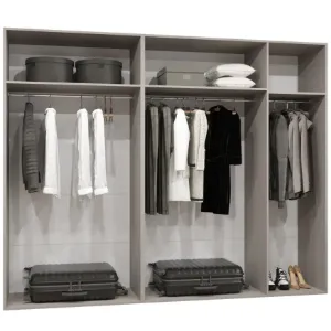 Obrazek Szafa Marbella II 250 artisan srebrny