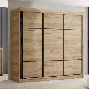 Obrazek Szafa Tanger 200 Dąb Craft Złoty