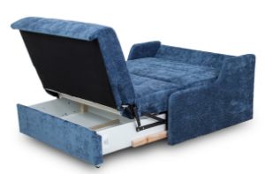 Obrazek Sofa dwuosobowa Lea 2 niebieska