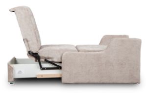 Obrazek Sofa jednoosobowa Lea 1 beżowa