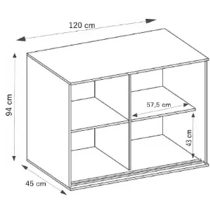 Obrazek Komoda Tanger 120 Kaszmir