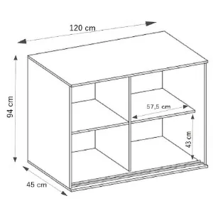Obrazek Komoda Tanger 120 Grafit