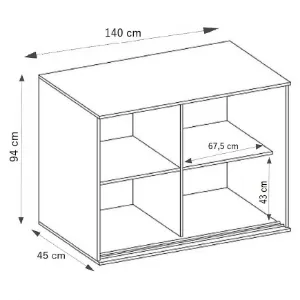 Obrazek Komoda Tanger 140 Kaszmir