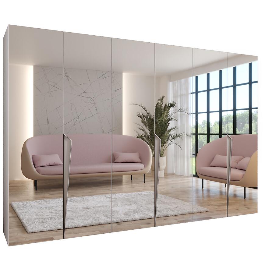 Szafa Piano 3-300 (3x100) biały/kaszmir