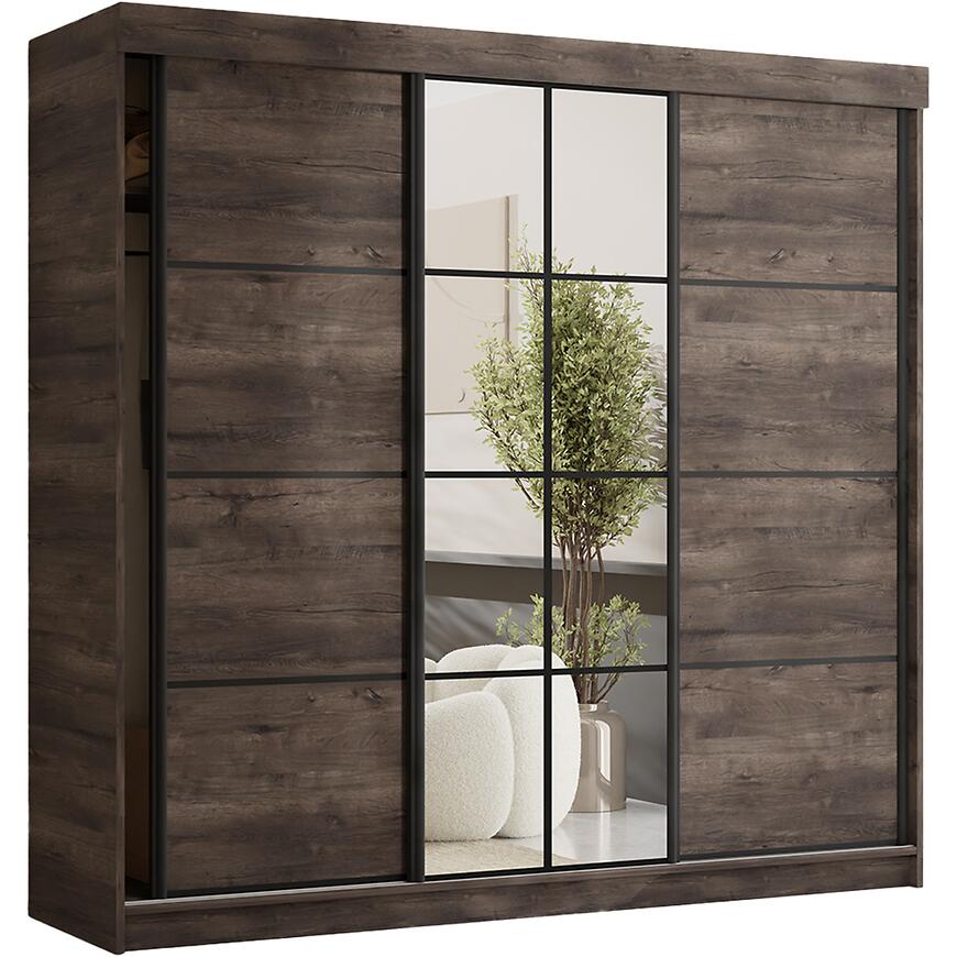 Szafa Tanger Z Lustrem 200 Jesion Ciemny