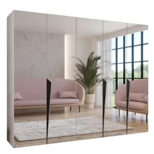 Obrazek Szafa Piano 3-250 biały/czarny