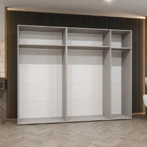 Obrazek Szafa Piano 3-250 biały/kaszmir