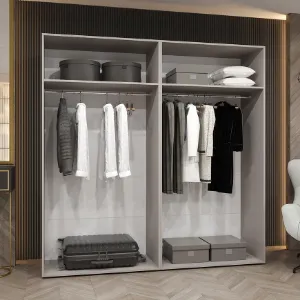 Obrazek Szafa Piano 3-200 biały/kaszmir