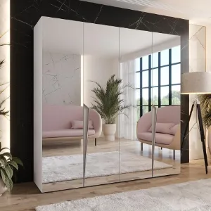 Obrazek Szafa Piano 3-200 biały/kaszmir