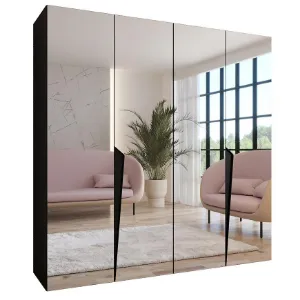 Obrazek Szafa Piano 3-200 czarny/czarny