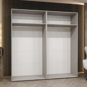 Obrazek Szafa Piano 3-200 czarny/złoty