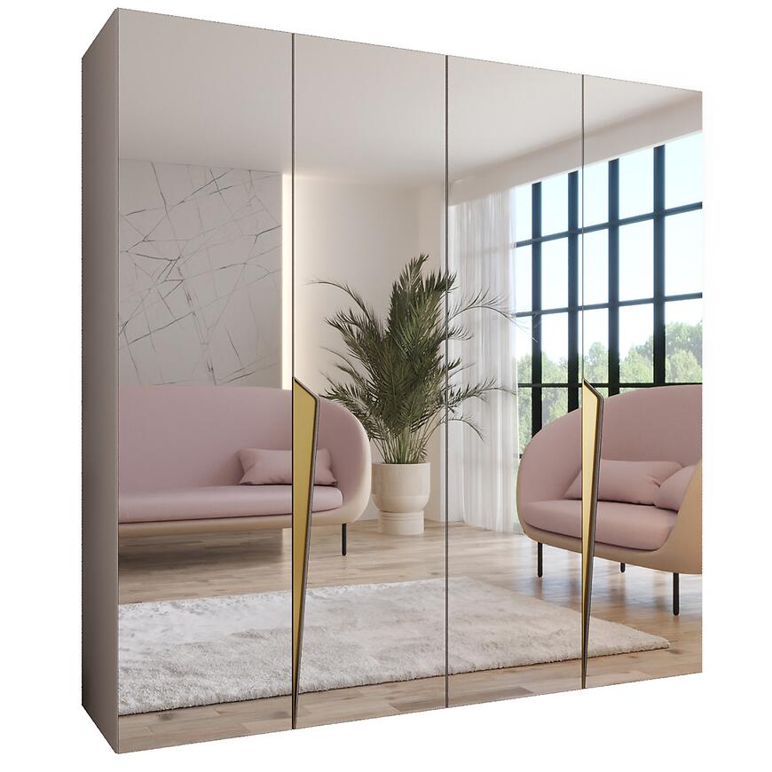 Szafa Piano 3-200 kaszmir/złoty