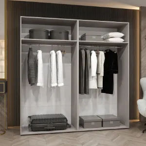 Obrazek Szafa Piano 3-200 kaszmir/złoty