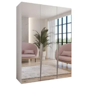 Obrazek Szafa Piano 3-150 biały/kaszmir