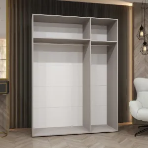 Obrazek Szafa Piano 3-150 biały/kaszmir