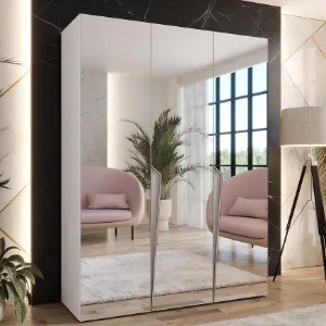 Obrazek Szafa Piano 3-150 biały/kaszmir